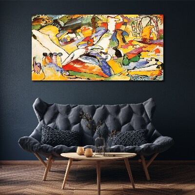 Tablou canvas Haosul colorat al vieții