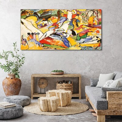 Tablou canvas Haosul colorat al vieții