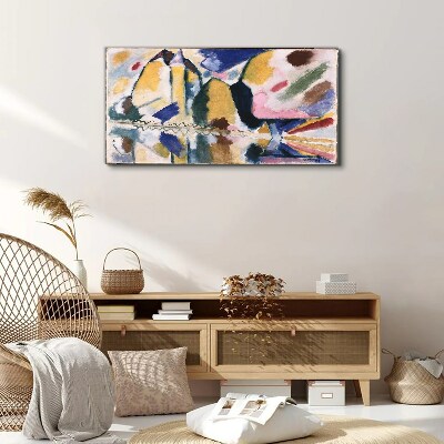 Tablou canvas Peisaj abstract în culorile naturii