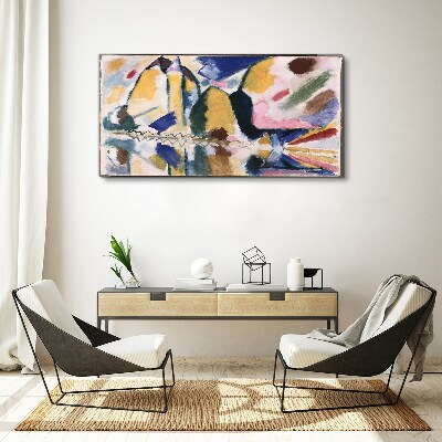 Tablou canvas Peisaj abstract în culorile naturii