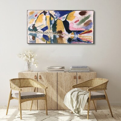 Tablou canvas Peisaj abstract în culorile naturii
