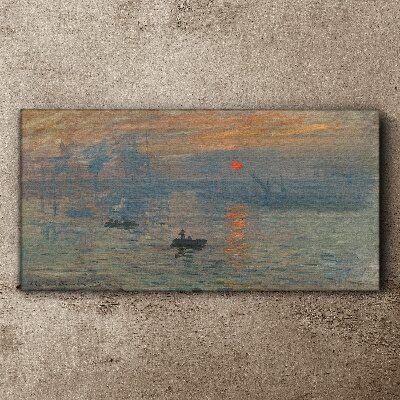 Tablou canvas Impressionism Sunrise Monet