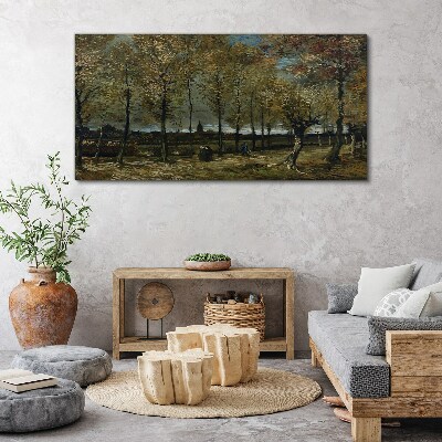Tablou canvas Aleea cu plopii Van Gogh