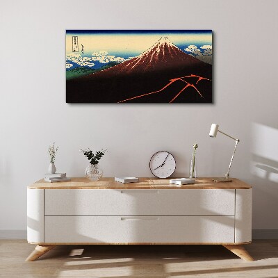 Tablou canvas Muntele Fuji în vreme de primăvară