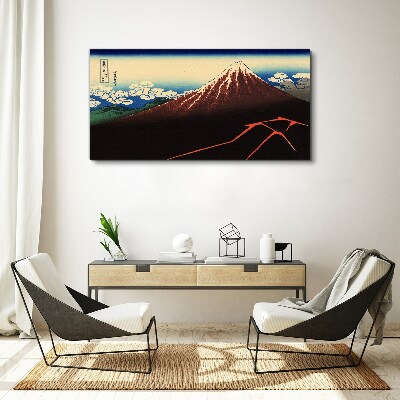 Tablou canvas Muntele Fuji în vreme de primăvară