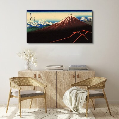 Tablou canvas Muntele Fuji în vreme de primăvară