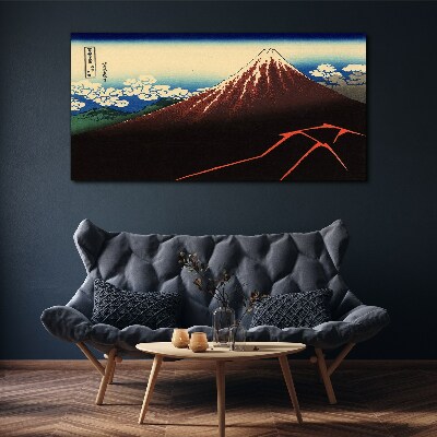 Tablou canvas Muntele Fuji în vreme de primăvară