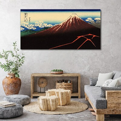 Tablou canvas Muntele Fuji în vreme de primăvară