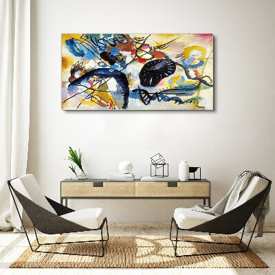 Tablou canvas Peisaj abstract de culori