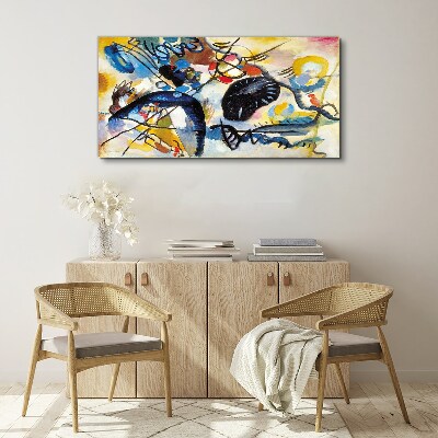 Tablou canvas Peisaj abstract de culori