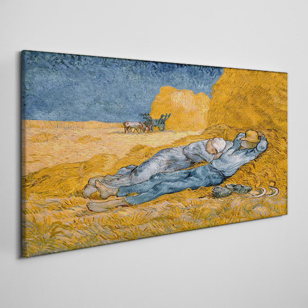 Tablou canvas Odihnindu-se printre câmpurile de aur