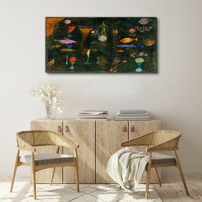 Tablou canvas Magia peștelui de Paul Klee