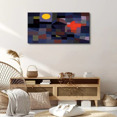 Tablou canvas Compoziție abstractă cu soare