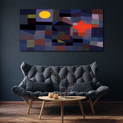 Tablou canvas Compoziție abstractă cu soare