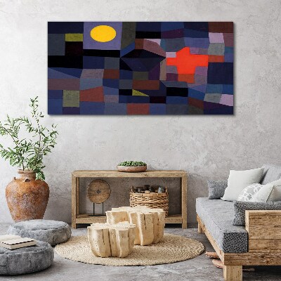Tablou canvas Compoziție abstractă cu soare
