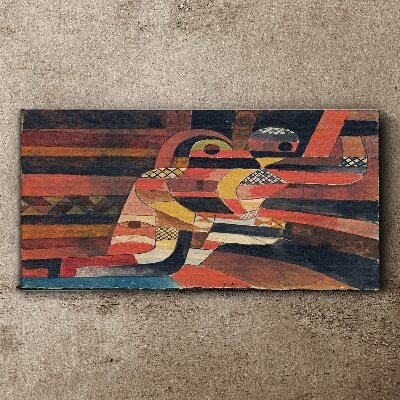 Tablou canvas Dans abstract de forme colorate