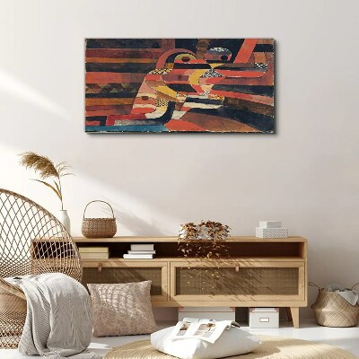 Tablou canvas Dans abstract de forme colorate