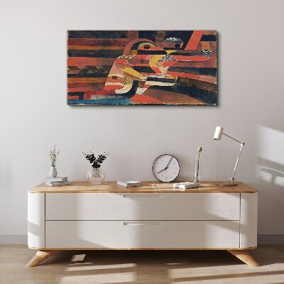 Tablou canvas Dans abstract de forme colorate