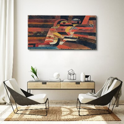 Tablou canvas Dans abstract de forme colorate