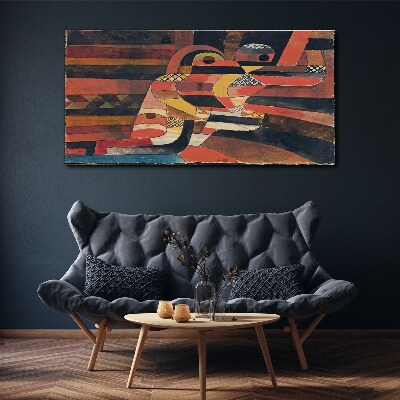 Tablou canvas Dans abstract de forme colorate