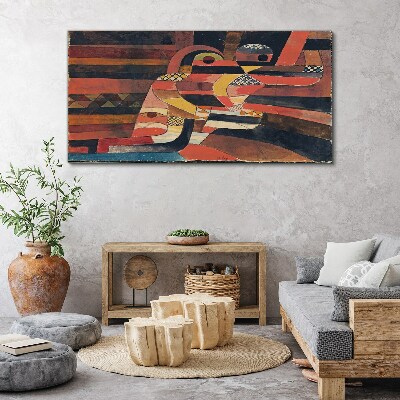 Tablou canvas Dans abstract de forme colorate