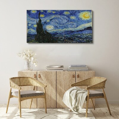 Tablou pe panza Noaptea înstelată Van Gogh
