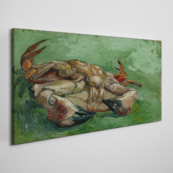 Tablou pe panza Crab întins pe spate