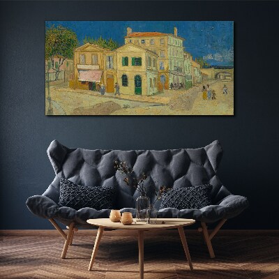 Tablou pe panza Casa Galbenă Van Gogh
