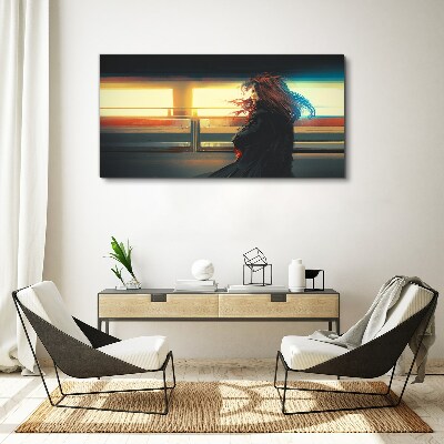 Tablou canvas Reflecții în lumina orașului