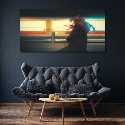 Tablou canvas Reflecții în lumina orașului