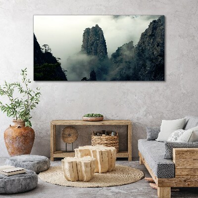 Tablou canvas Peisaj de munte cețos