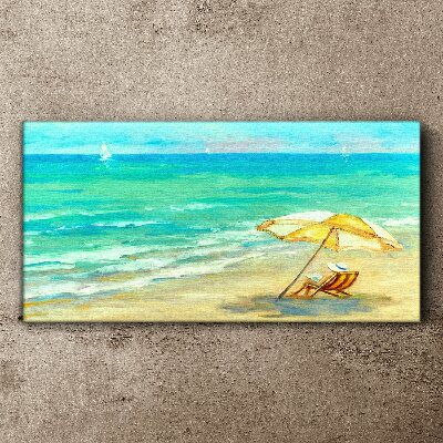 Tablou canvas Vacanta de vara la mare