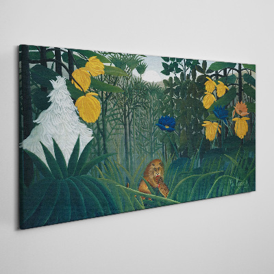 Tablou canvas Pădure misterioasă cu natură sălbatică