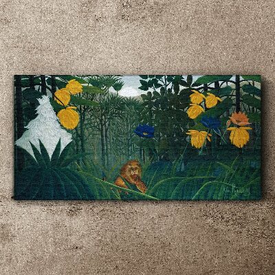 Tablou canvas Pădure misterioasă cu natură sălbatică