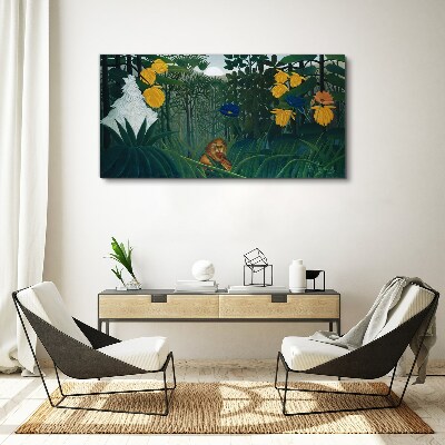 Tablou canvas Pădure misterioasă cu natură sălbatică