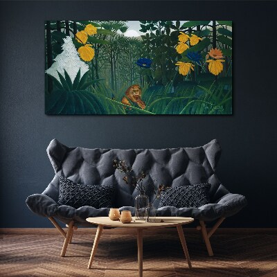 Tablou canvas Pădure misterioasă cu natură sălbatică
