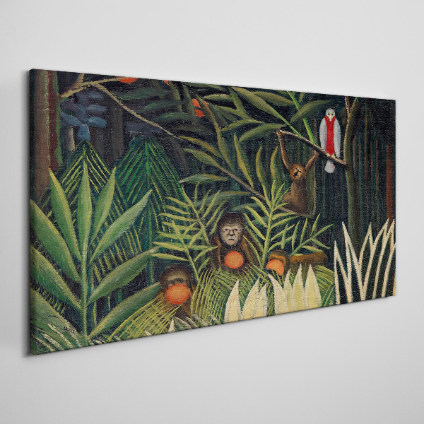 Tablou canvas Junglă tropicală cu maimuțe