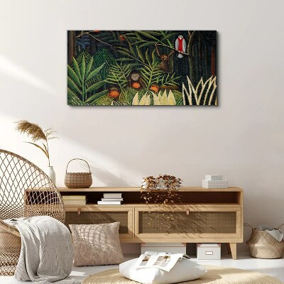 Tablou canvas Junglă tropicală cu maimuțe