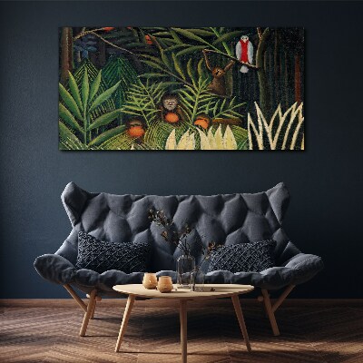 Tablou canvas Junglă tropicală cu maimuțe