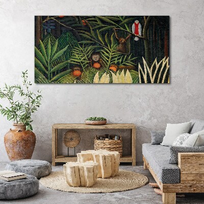 Tablou canvas Junglă tropicală cu maimuțe