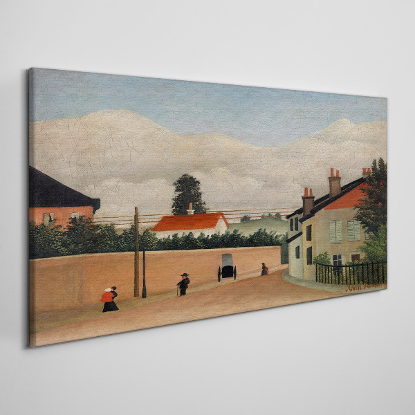 Tablou canvas O stradă liniștită în peisaj