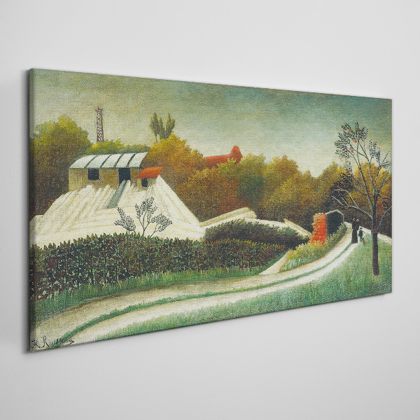 Tablou canvas Peisaj rural cu copaci