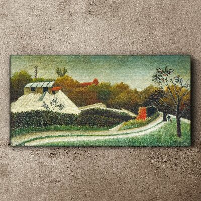 Tablou canvas Peisaj rural cu copaci