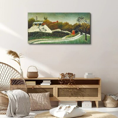 Tablou canvas Peisaj rural cu copaci