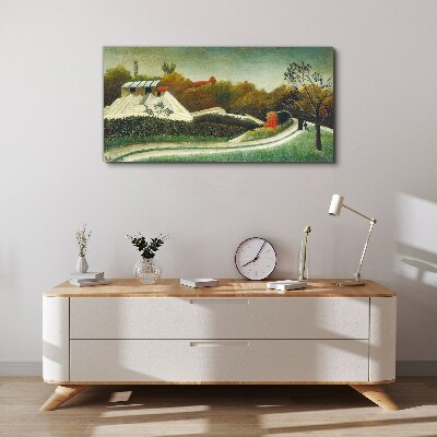 Tablou canvas Peisaj rural cu copaci