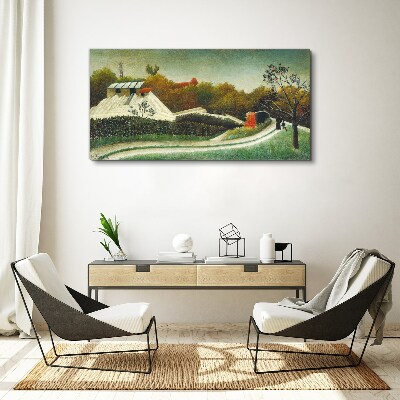 Tablou canvas Peisaj rural cu copaci