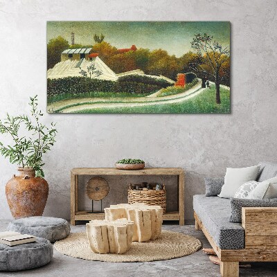 Tablou canvas Peisaj rural cu copaci