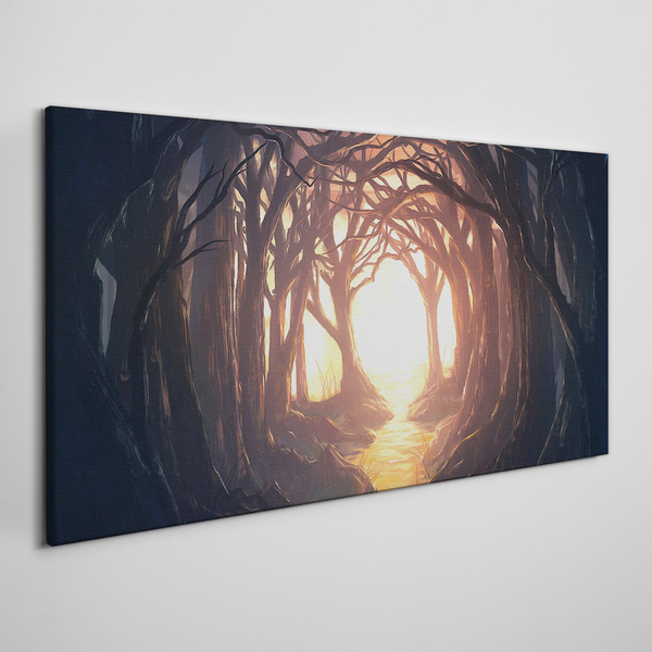 Tablou canvas Lumină în pădure