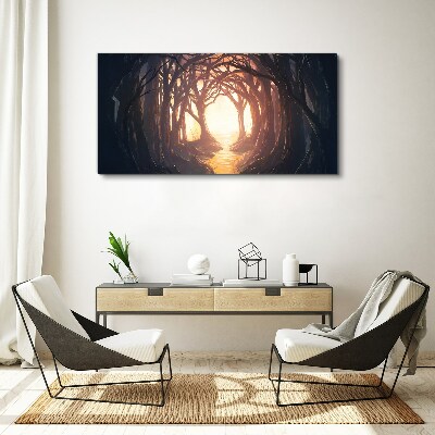 Tablou canvas Lumină în pădure