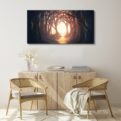 Tablou canvas Lumină în pădure
